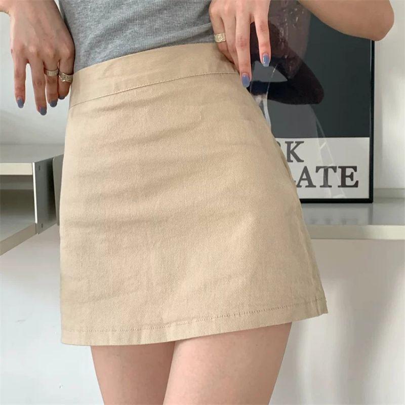Quần váy kaki lưng chun