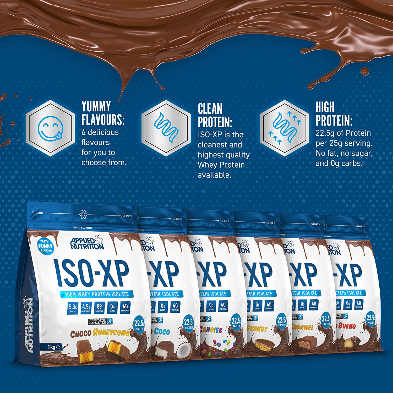 Applied Nutrition Iso Xp 1kg - Whey Protein Isolate Hỗ trợ tăng cơ giảm mỡ