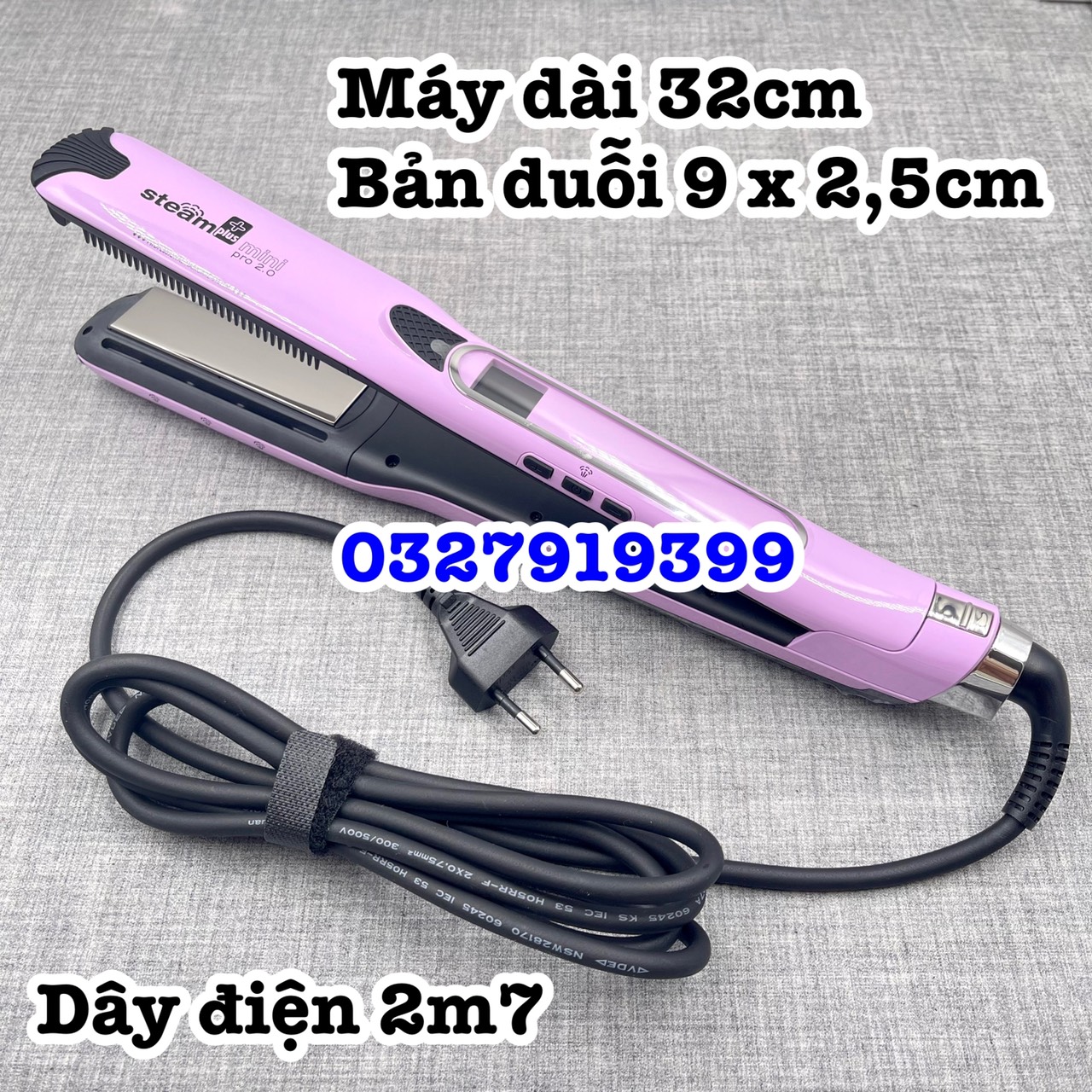 Máy duỗi tóc hơi nước cao cấp Steam Plus bản nhỏ