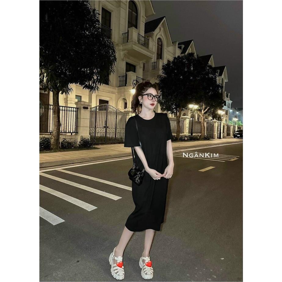 ĐẦM BABYDOLL SUÔNG CỔ TRÒN TAY NGẮN KHOÉT LƯNG CÓ PHỐI XÍCH CỰC TRẺ TRUNG VÀ NĂNG ĐỘNG