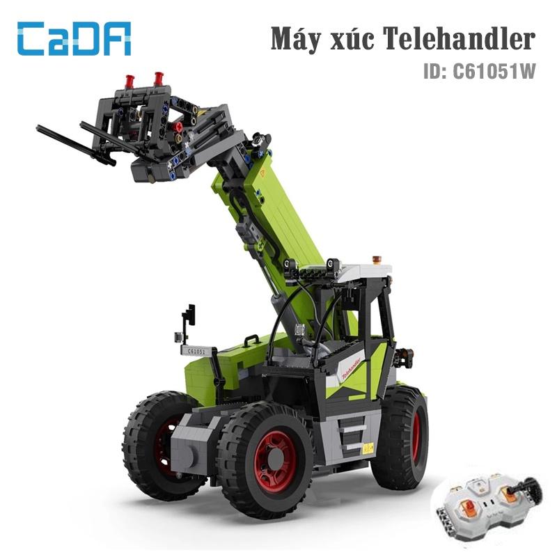 Bộ Đồ Chơi Lắp Ráp Máy Xúc Telehandler Có Điều Khiển - CADA C61051W