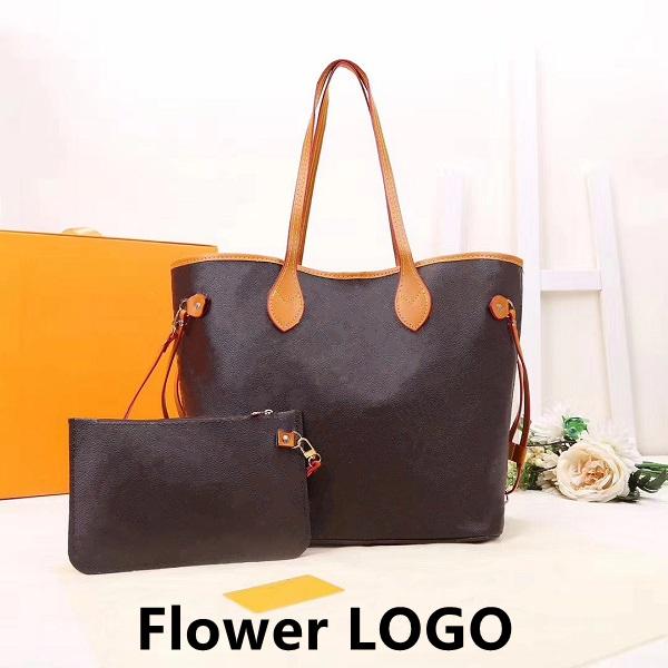 Cổ Điển Chất Lượng Cao Nữ Túi Xách Tay Thiết Kế Neverful Da Nữ Túi Đeo Vai Kèm Ví Nhỏ