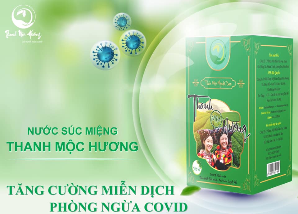 Nước Súc Miệng Thanh Mộc Hương Thuần Mộc