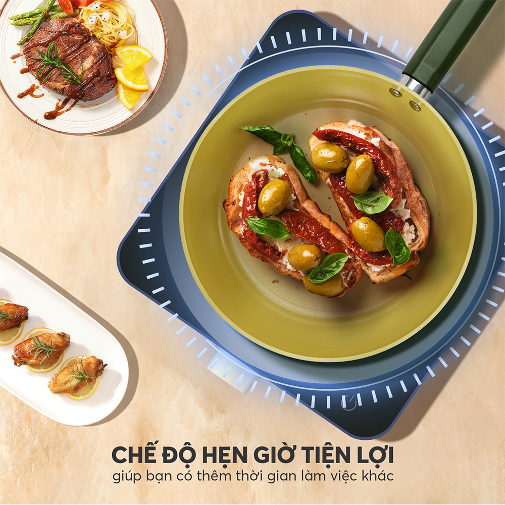 Bếp Điện Từ Đơn Elmich ICE-8903 1800W, Hàng Chính Hãng, Mặt Kính Ceramic - JoyMall