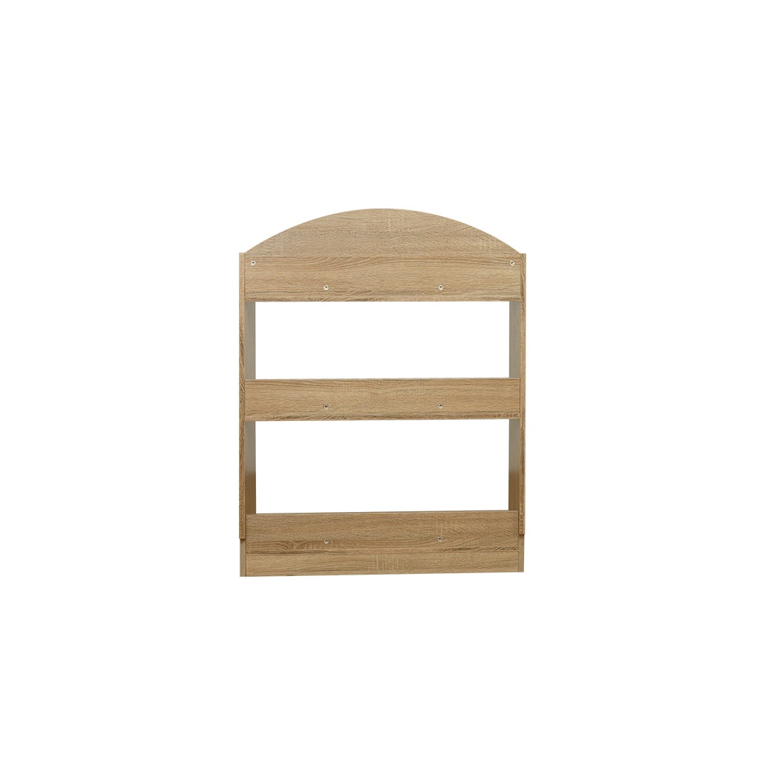 SB Furniture, Looms, RABBIE Storage Shelf, Solid Oak Color, W80xD30xH103