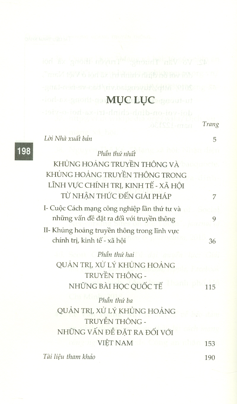 Quản trị, xử lý khủng hoảng truyền thông - Bài học quốc tế và vấn đề rút ra đối với Việt Nam