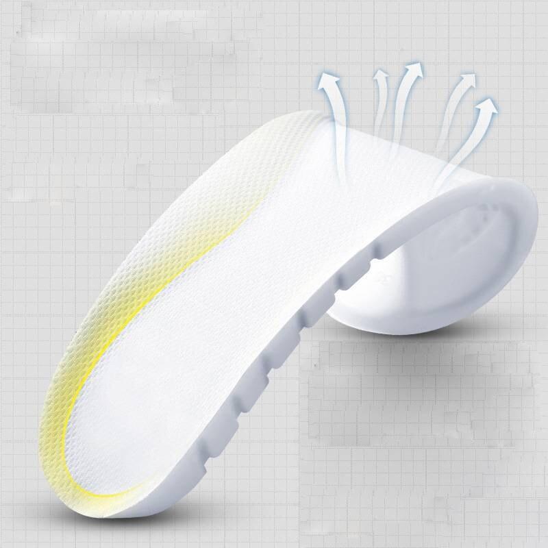 1 Pair Women Sport Insoles High Elastic Ultra-Light Breathable Shockproof Shoe Pads Men EVA Soft Shoes Insole Deodorant