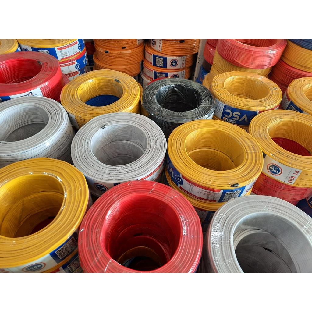 100M dây điện đôi 2x2.5 Vĩnh Thịnh lõi đồng 100% + Tặng kèm bút thử điện + băng keo điện