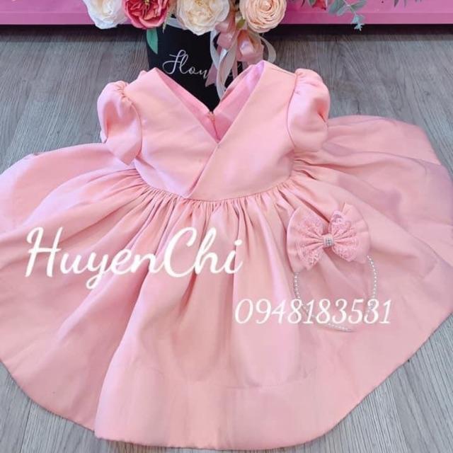 VÁY THIẾT KẾ CHÉO NGỰC SANG TRỌNG Mã v46