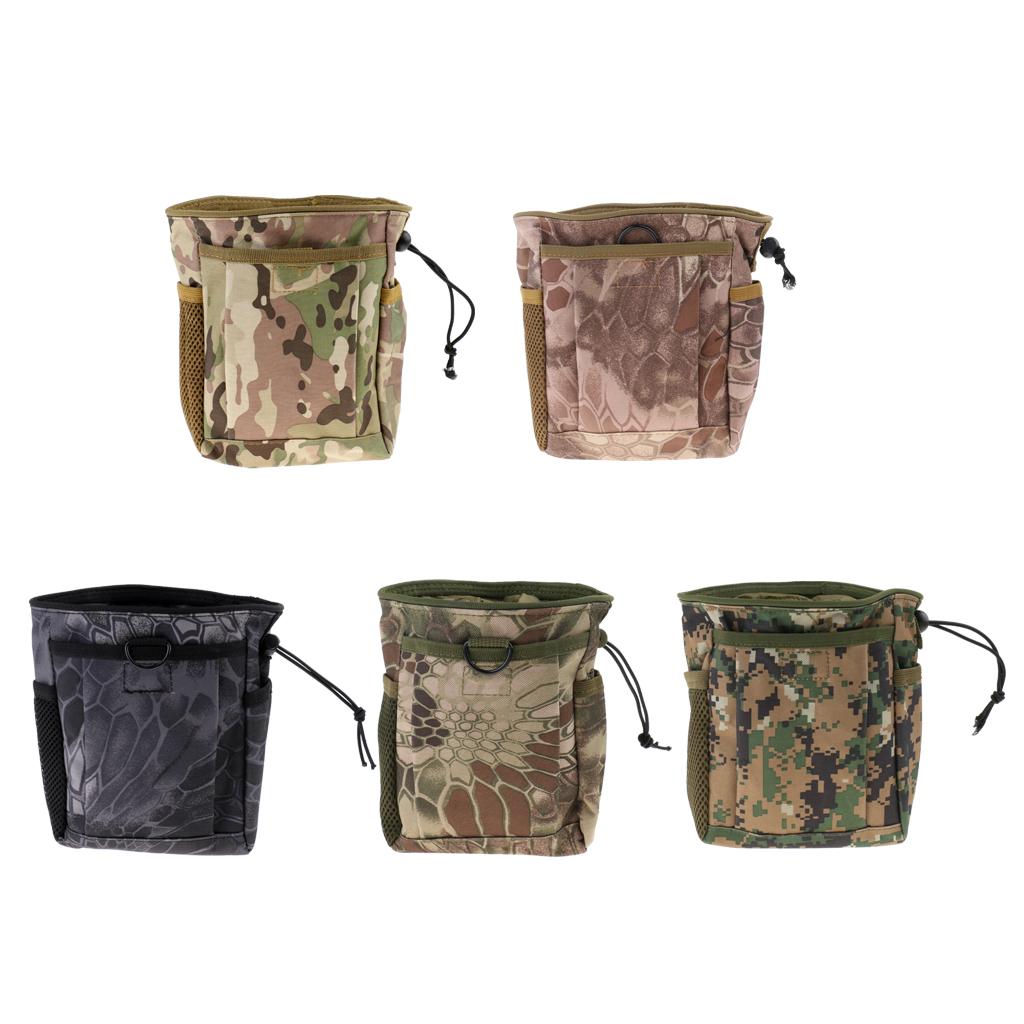 MOLLE Pouch Drawstring Dump Drop Bag Utility Outdoor Hunting Magazine Pouch