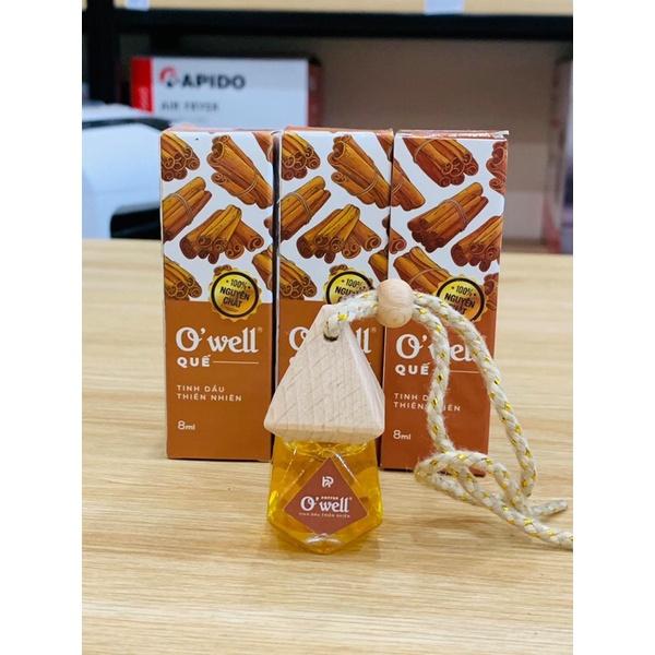 TINH DẦU TREO XE Ô TÔ , TREO PHÒNG TỦ, QUẦN ÁO OWELL 8ML