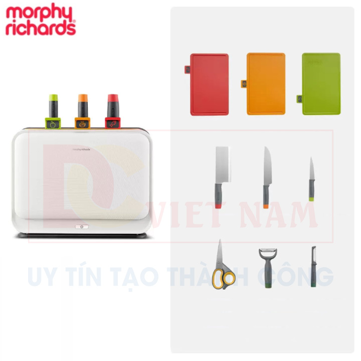 Bộ Dao Thớt Khử Khuẩn UV Và Sấy Khô Morphy Richards MR1002 Thế Hệ Thứ 3