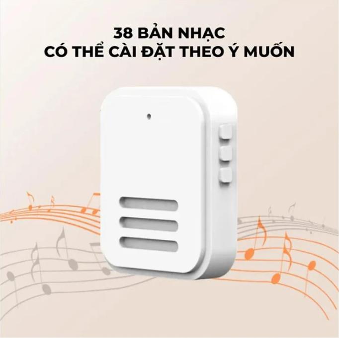 Chuông Cửa Thông Minh M5 Mới Camera An Ninh Gia Đình Chuông Điện Thoại Gọi Điện Không Dây Wifi