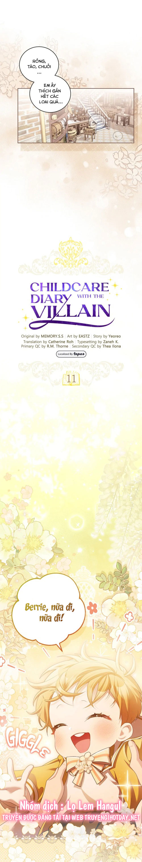 nhật ký chăm sóc đứa trẻ của nhân vật phản diện chapter 11 8