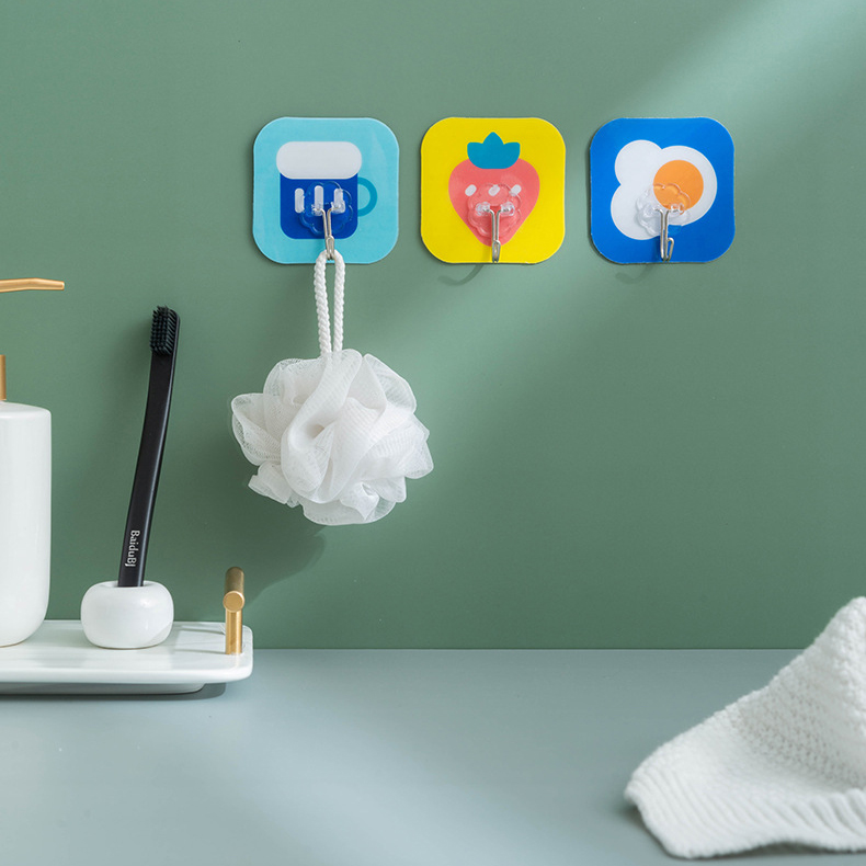 Móc Dán Tường Hoạt Hình Dễ Thương