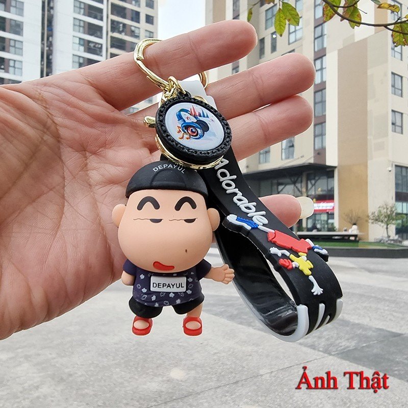 Móc Treo Chìa Khoá Shin Cậu Bé Bút Chì. Móc chìa khoá xe máy, ô tô cute