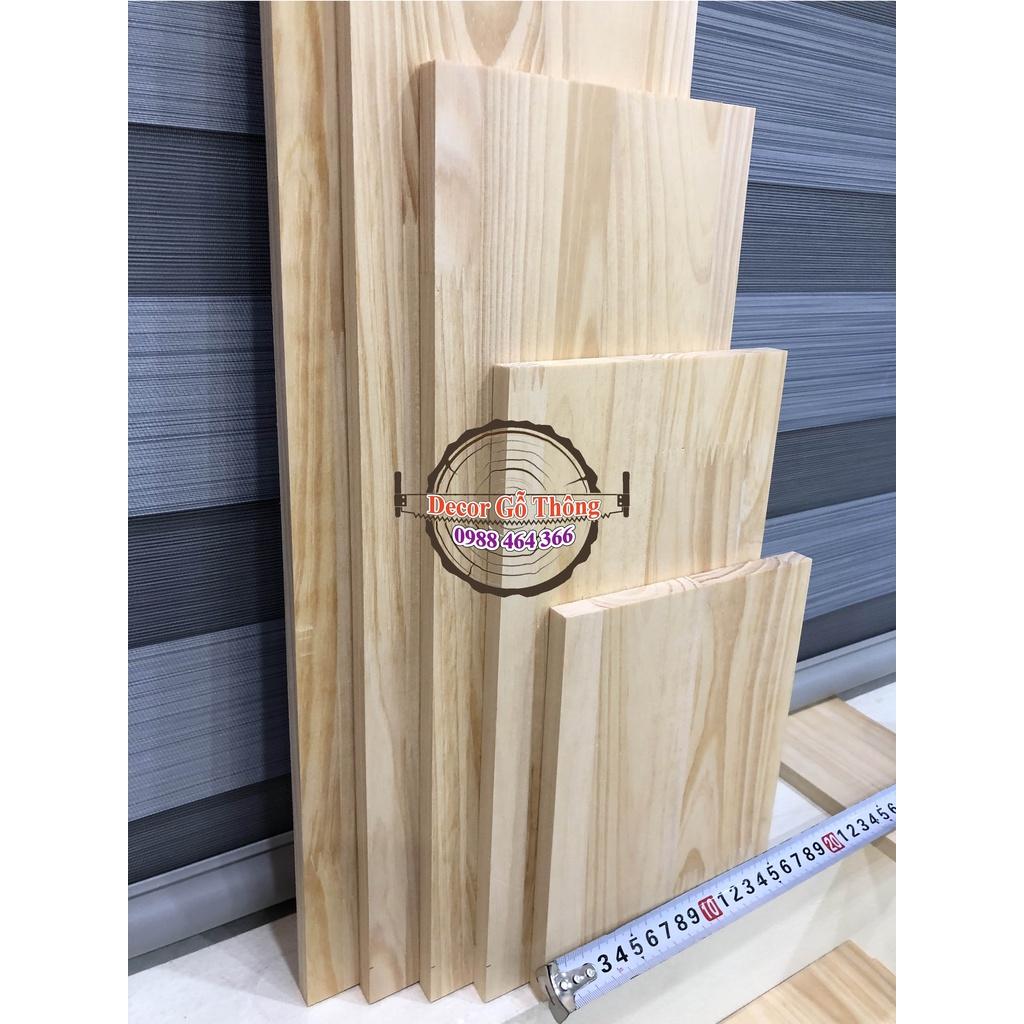Thanh gỗ thông 15x90cm thẳng đẹp đã bào mịn