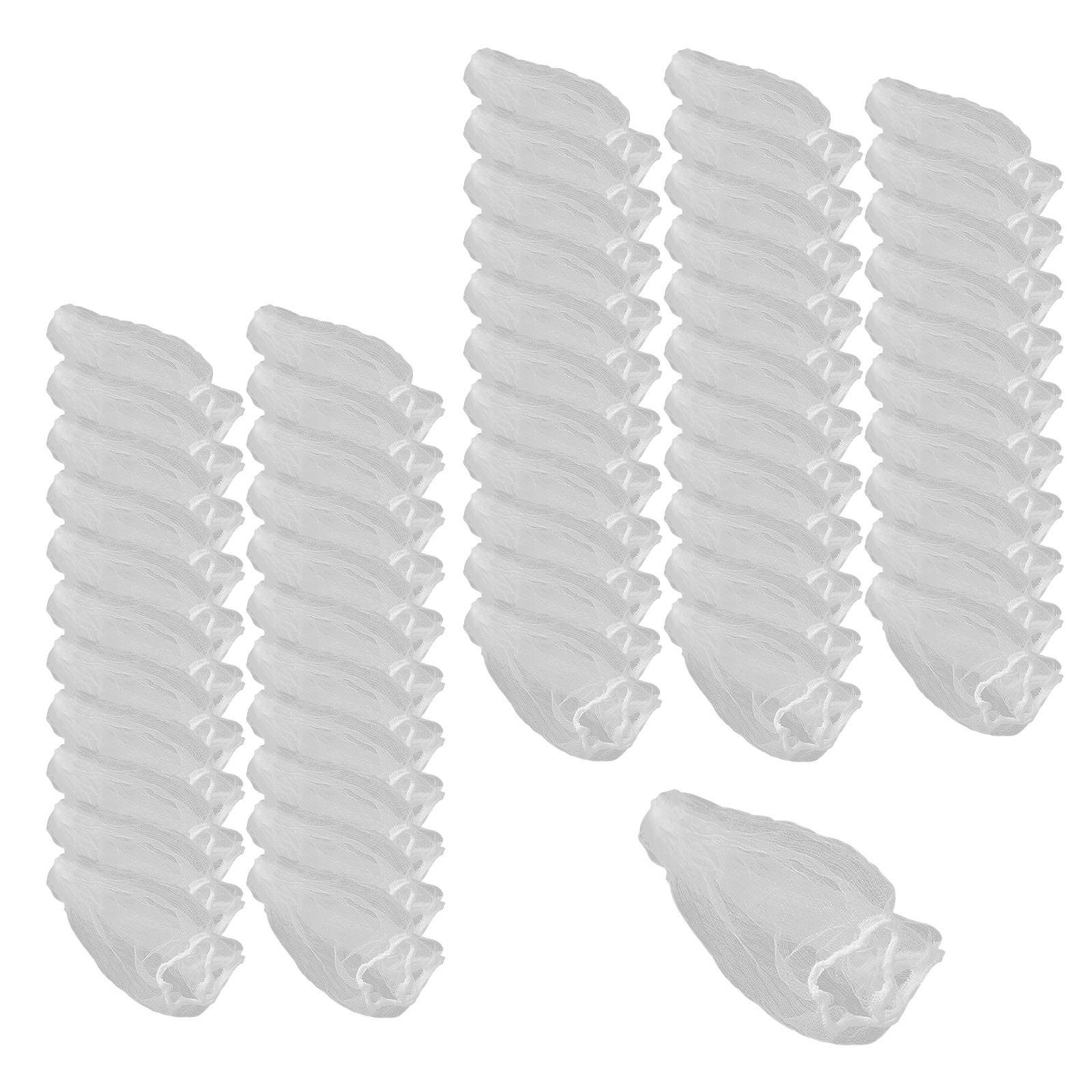 50x Sink Strainer Mesh Bag Floor drain Elasticity for Food Waste Kitchen