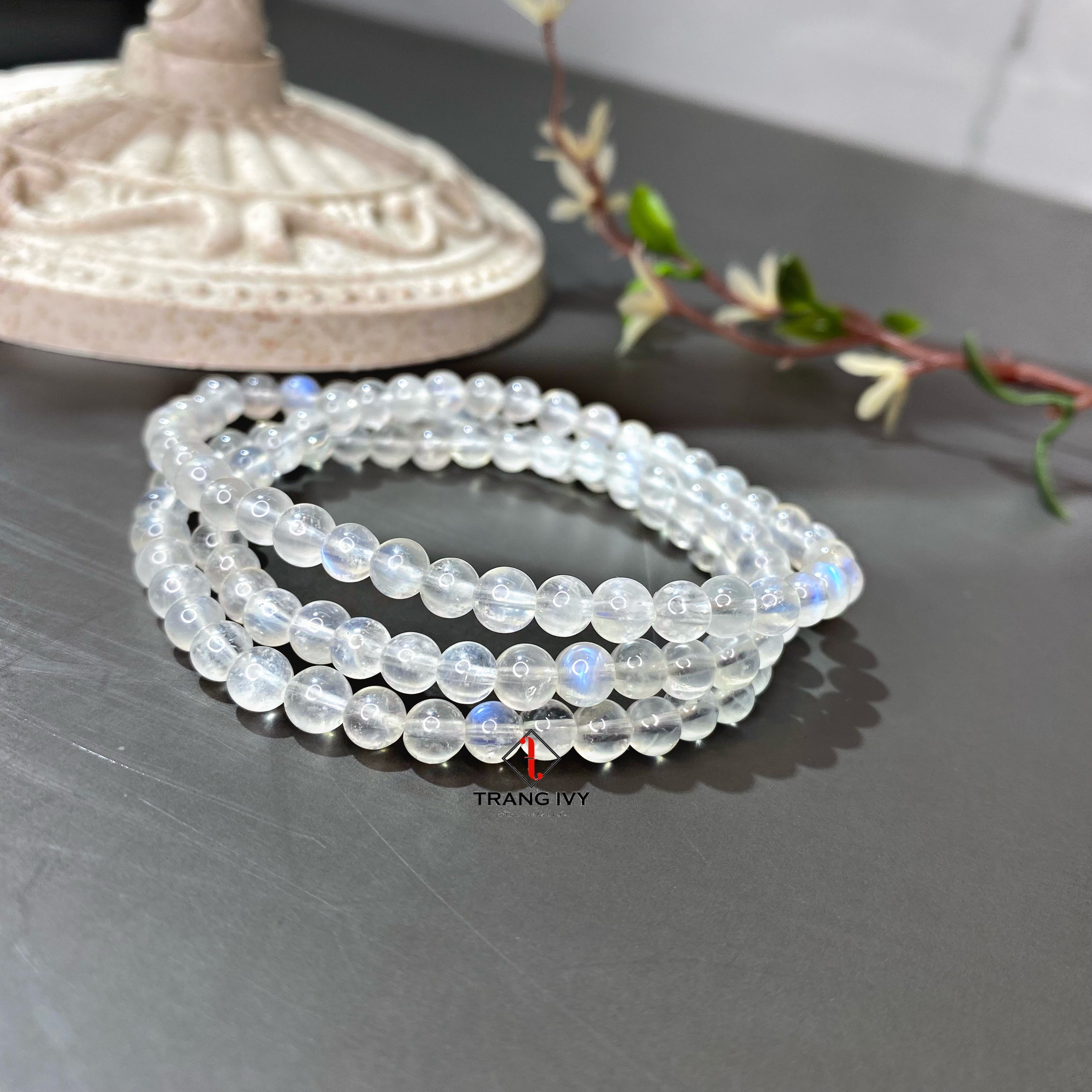 Vòng tay Moonstone quấn 3 vòng