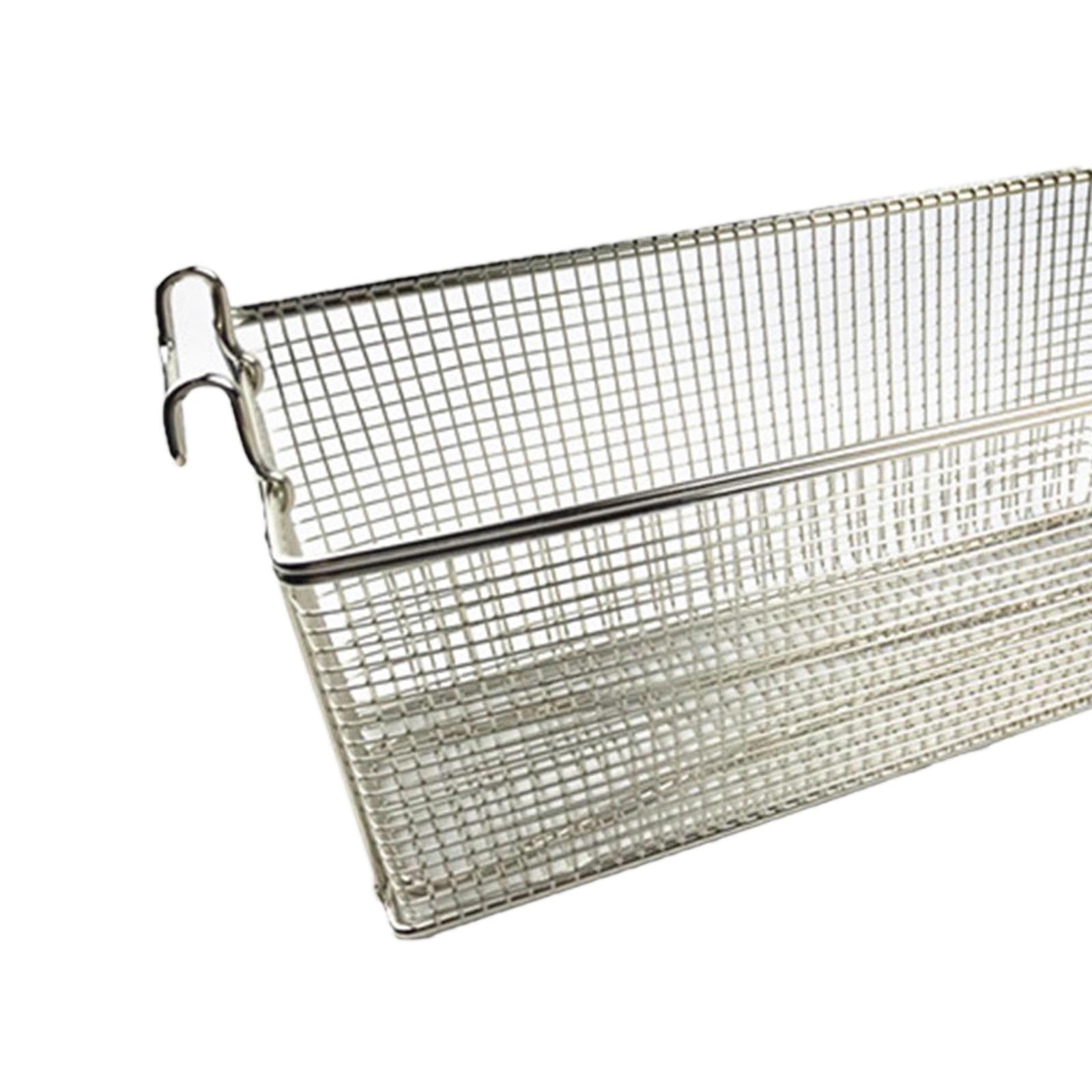 Stainless Steel Chips Deep Fry Baskets Colander for Cooking Kitchen Barbecue