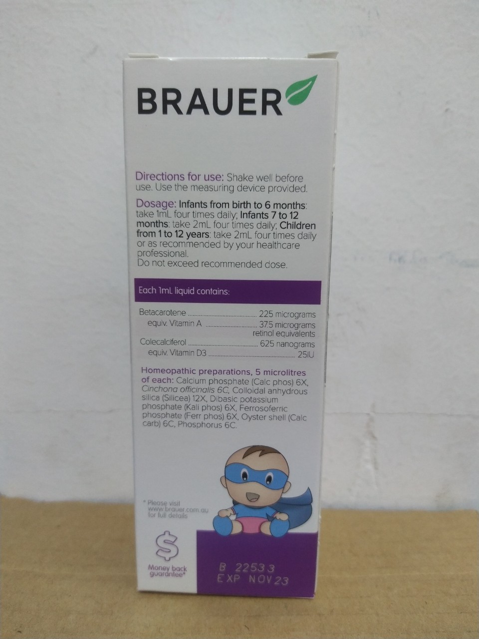 Vitamin tổng hợp hỗ trợ miễn dịch Immunity Support Brauer Giúp bé phát triển khỏe mạnh - Massel Official