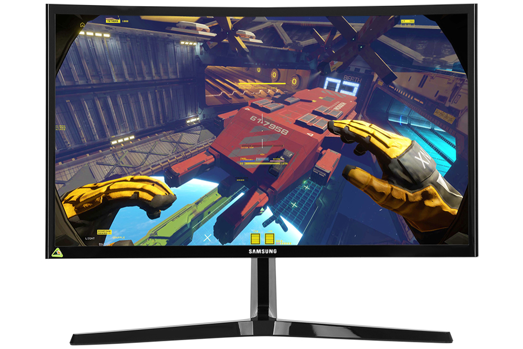 Samsung LCD Gaming LC24RG50FQEXXV/24&quot;F/4ms/144Hz/250cd2/HDMI cable/Đen - Hàng chính hãng