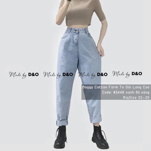 Quần Baggy Basic Form Đẹp, 4 Màu Siêu Tây, Lưng Cao, Không Giãn