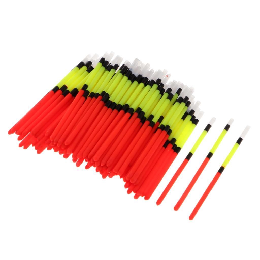 100pcs  Fishing Float Vertical  Long Tail Floating Stick Tube 2