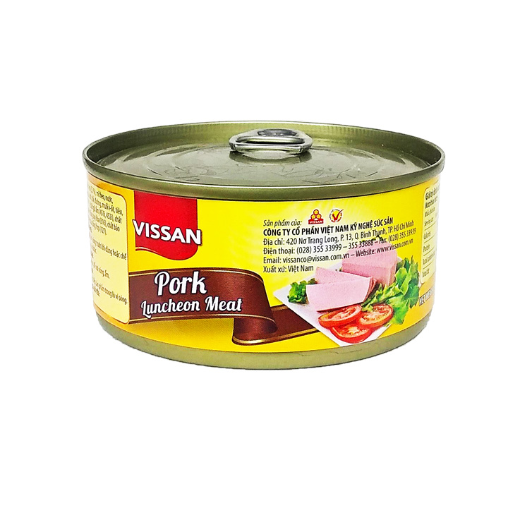 Pate Thịt Heo Vissan 170g Combo 4 hộp