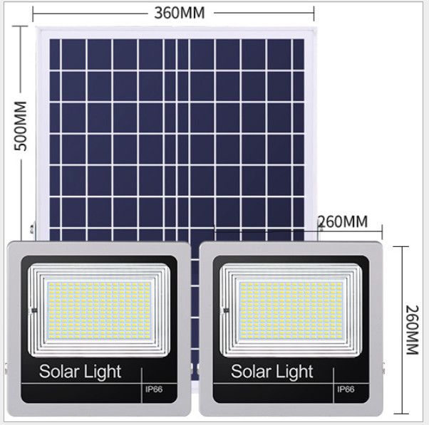 Đèn led năng lượng mặt trời thương hiệu New Life NT19 - 1 pin quang điện- 2 đèn, 36 chip led mỗi đèn- Lắp ngoài trời hoặc trong nhà- Hàng chính hãng