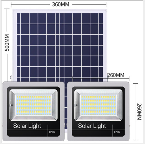Đèn led  năng lượng mặt trời cao cấp thương hiệu NewLife SSN01- 1 pin quang điện- 2 đèn, mỗi đèn 100 chip- có cảm biến, remote- pin 12000- Hàng chính hãng