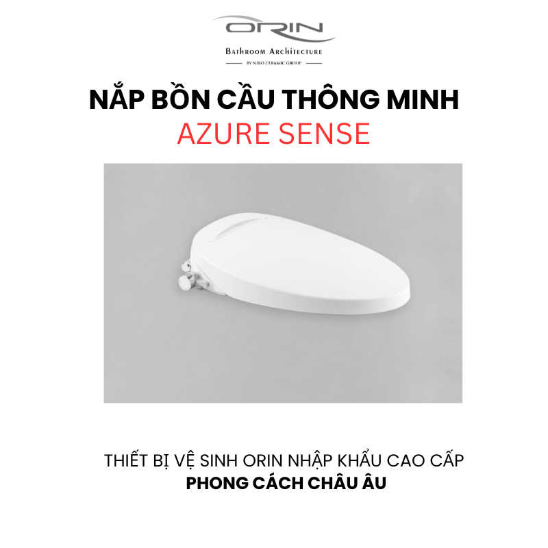 Nắp bồn cầu thông minh nhập khẩu ORIN Azure sense