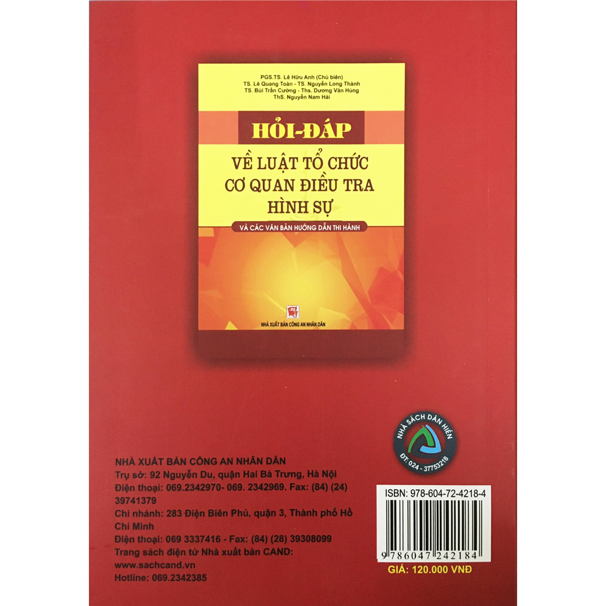 Hỏi - Đáp Về Luật Tổ Chức Cơ Quan Điều Tra Hình Sự Và Các Văn Bản Hướng Dẫn Thị Hành