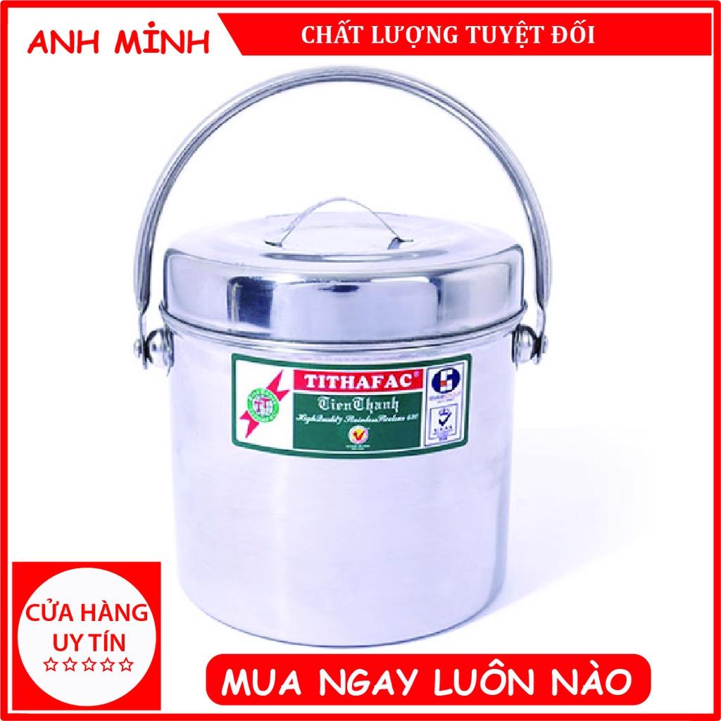 Cà mên 2 tầng inox đáy cao giữ nhiệt