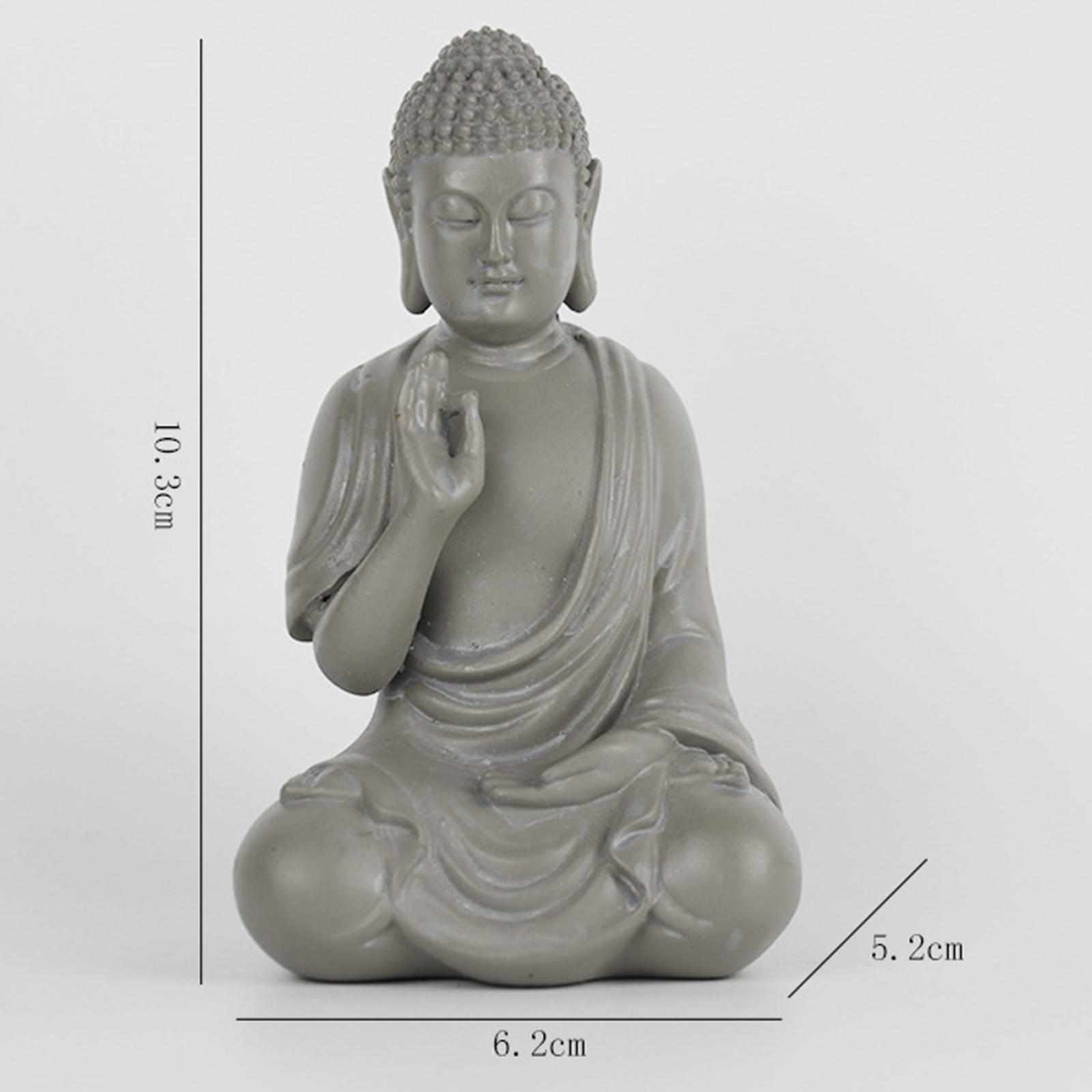 Buddha Statue  Decorative Figurine Home  Small Meditating Buddha
