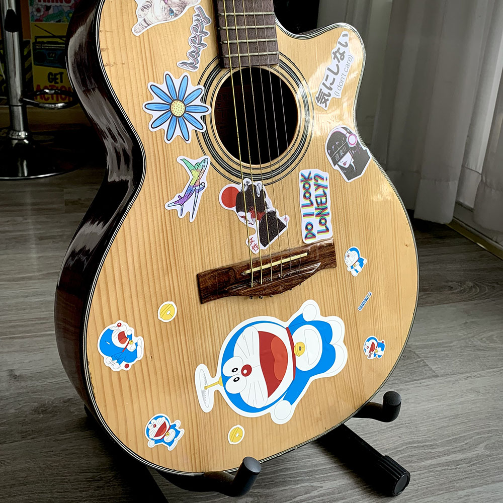 Sticker Doraemon Kích Thước Lớn 13x18.5cm - mẫu 2023 - 1 Tấm Gồm Nhiều Hình Size Khác Nhau Chất Lượng Cao Chống Nước