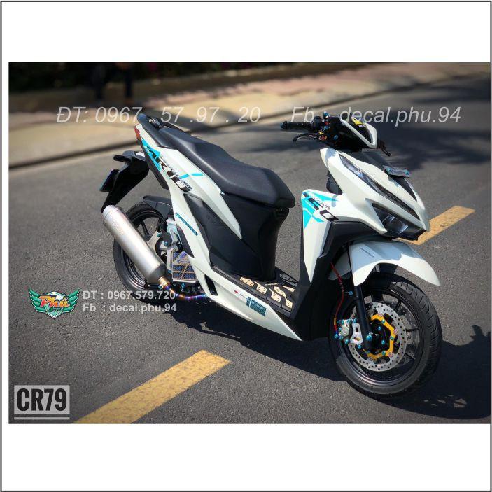 Tem Vario Xanh ngọc trắng