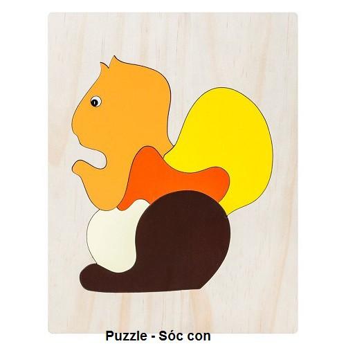 Bộ tranh ghép 13 loài động vật | Puzzle Animal 20x25cm - Phần 2