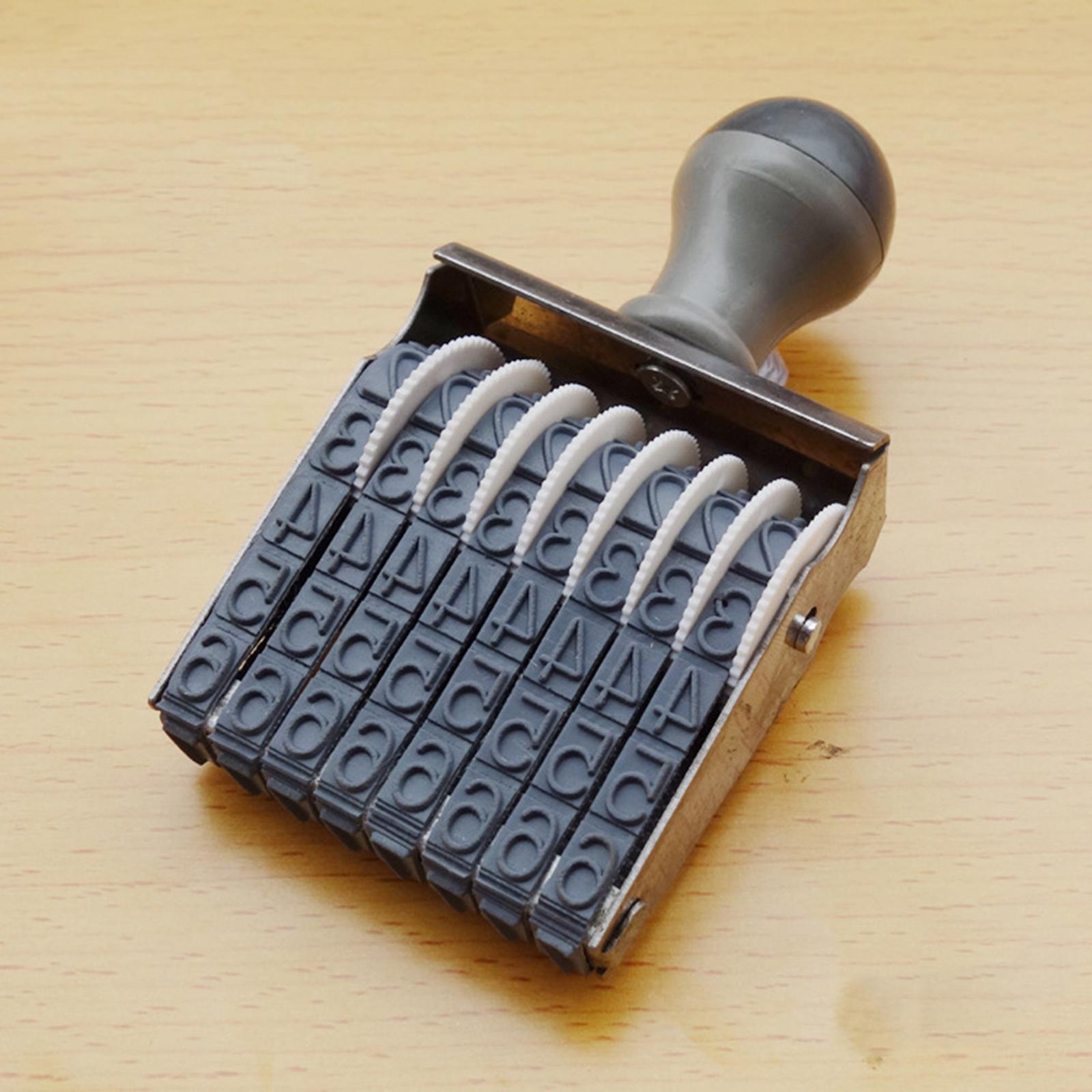 Numbering Stamp Numeric Rolling 8 digits Symbol for Stationery Office Date