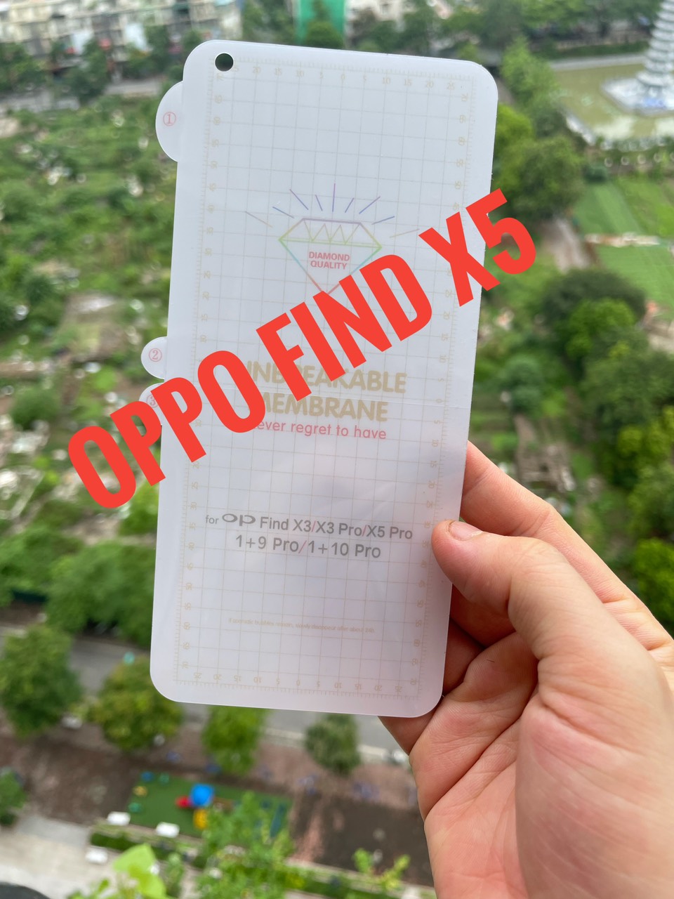 Bộ 2 miếng Dán dẻo PPF mặt trước cho Oppo Find X5 Pro