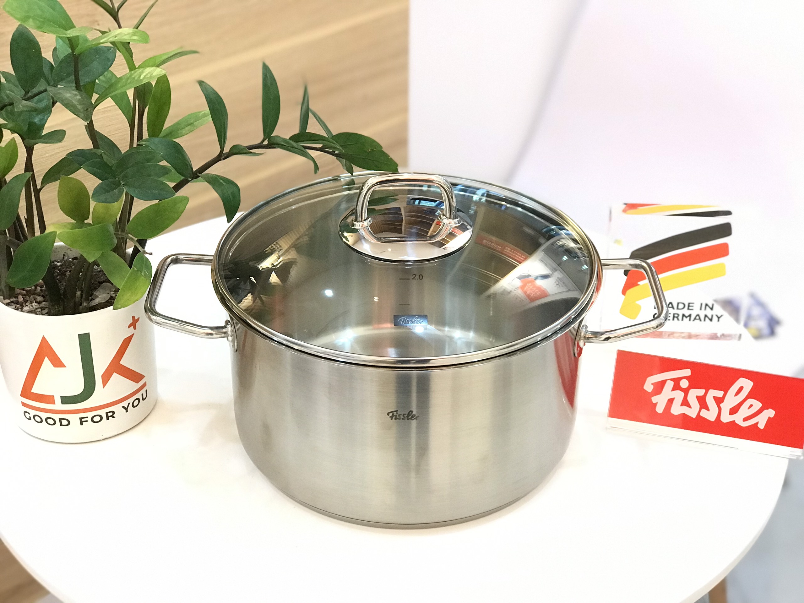 Bộ nồi inox cao cấp Fissler Viseo 4 món - Sản xuất tại Đức - Bảo hành chính hãng 12 tháng