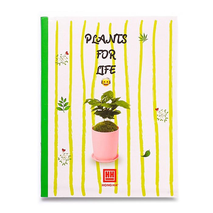 Vở 4 ly ngang 96 trang Class Plant for Life Hồng Hà - 0430