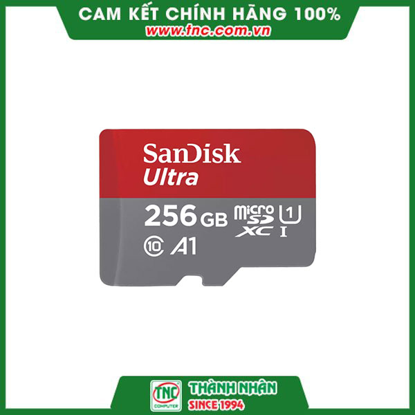 Thẻ nhớ MicroSDXC 256GB Sandisk Ultra C10 (SDSQUA4-256G-GN6MN)- Hàng chính hãng