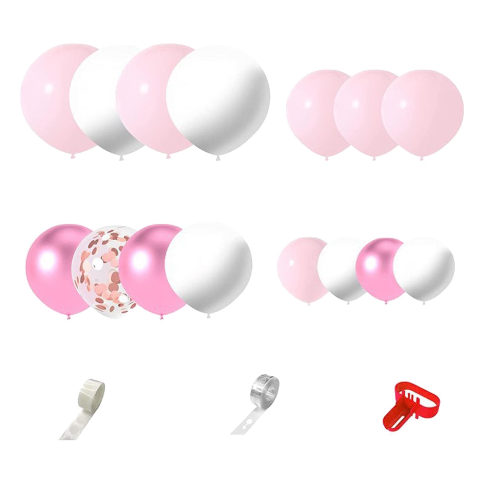 Pink Balloon Kit Background for Girl Baby Shower Bridal Shower Engagement