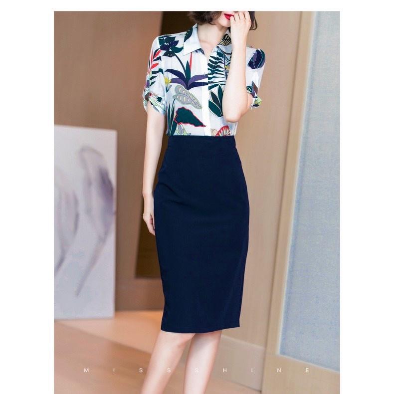 Chân Váy Công Sở Bút Chì CHIPY Dáng Dài Qua Gối Màu Nâu Lưng Cao Xẻ Sau Đẹp Kiểu Hàn Quốc Vintage Cá Tính MCV802