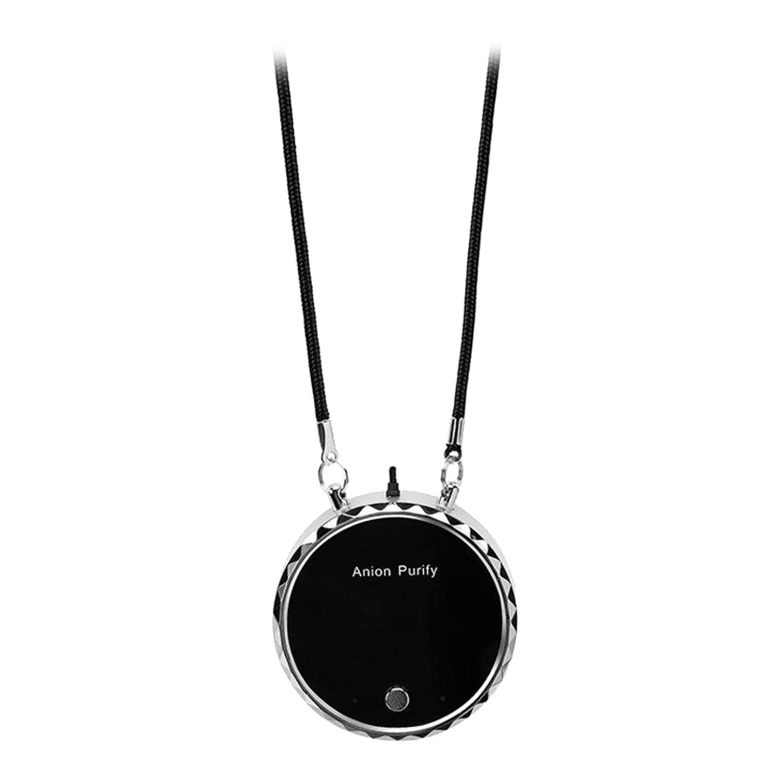 Wearable Air Purifier Personal Air Purifier, Necklace Around The Neck, Travel Size Negative Ion Generator, Remove Smoke Smell