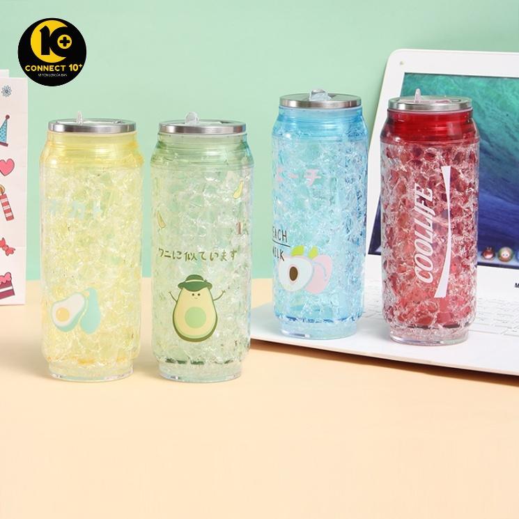 Ly nhựa 2 lớp cách nhiệt mẫu lon nước ngọt