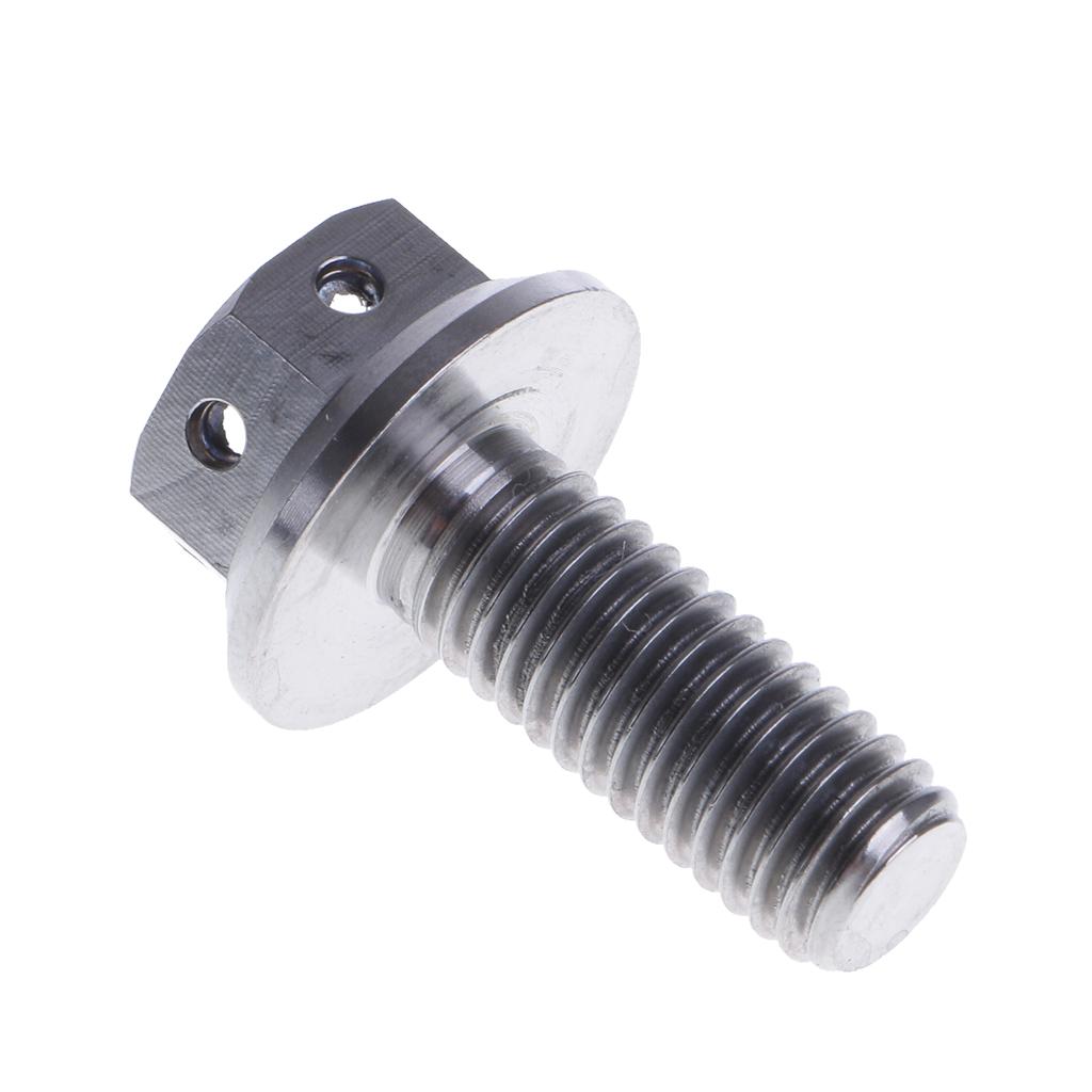 M8 Titanium Alloy Hex Head Flange Bolt Screw - 20 25 30 35 40 45mm