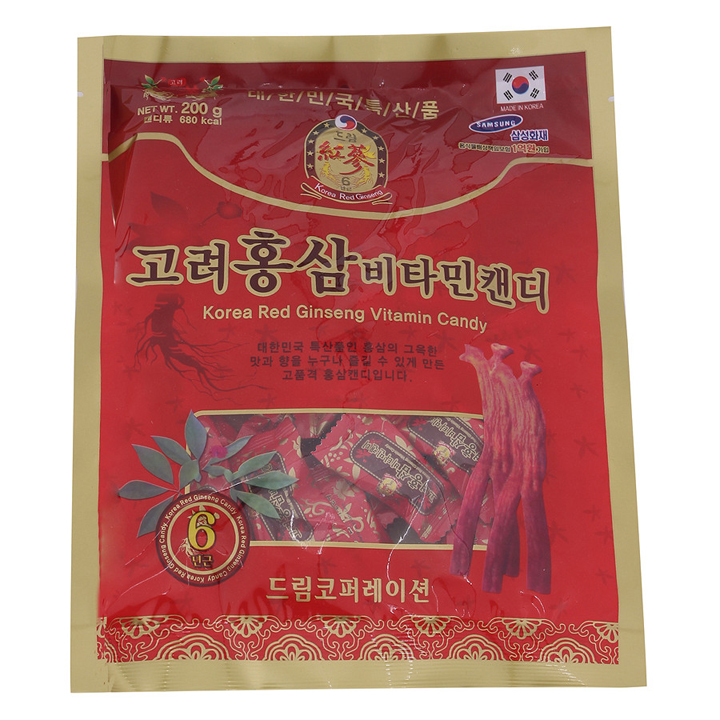 Kẹo Vitamin Hồng Sâm Hàn Quốc 200g