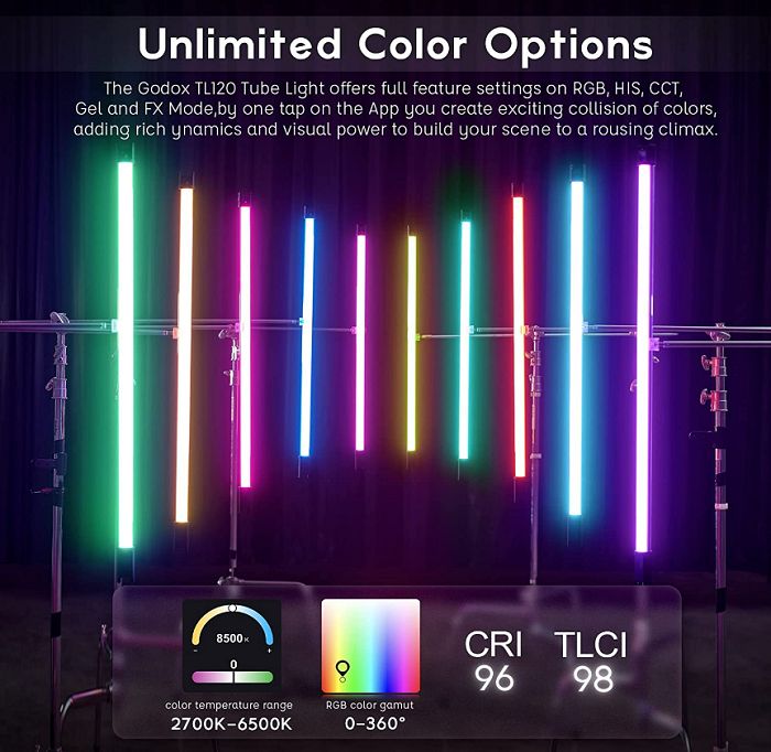 Đèn led Tube Light Godox TL120 RGB hà nội